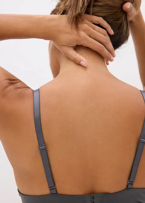 Padded-BH med glanseffekt, bonprix