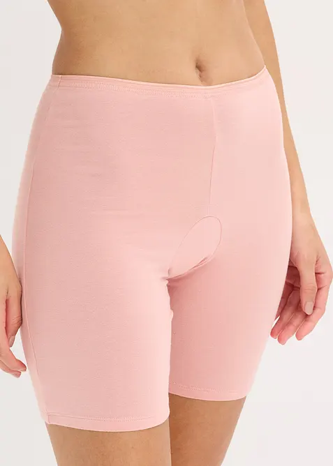 Lang dameboxer (3-pack) med økologisk bomull, bonprix