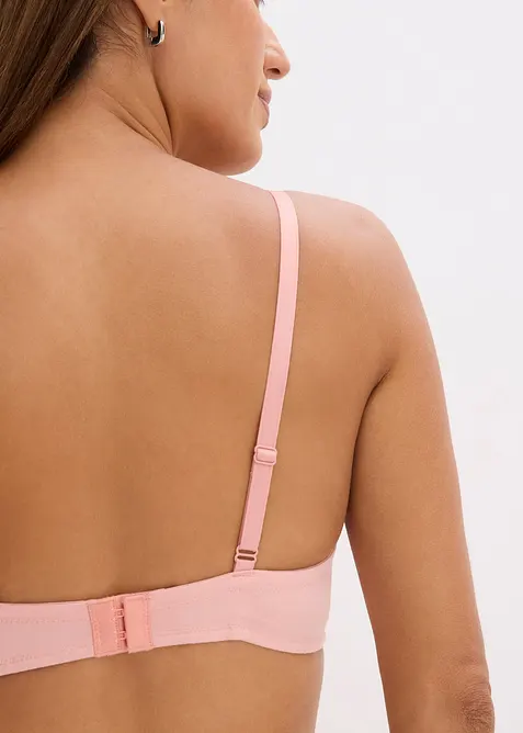 BH uten spiler med myk, økologisk bomull (3-pack), bonprix