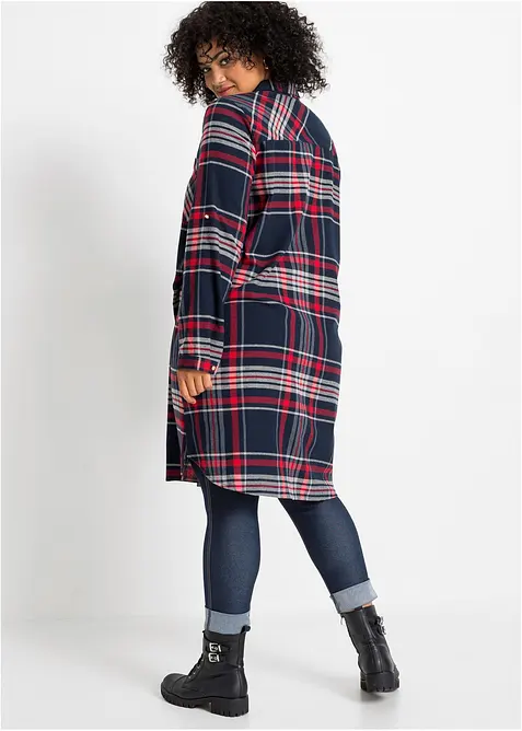 Skjortekjole i 100% bomull, bonprix