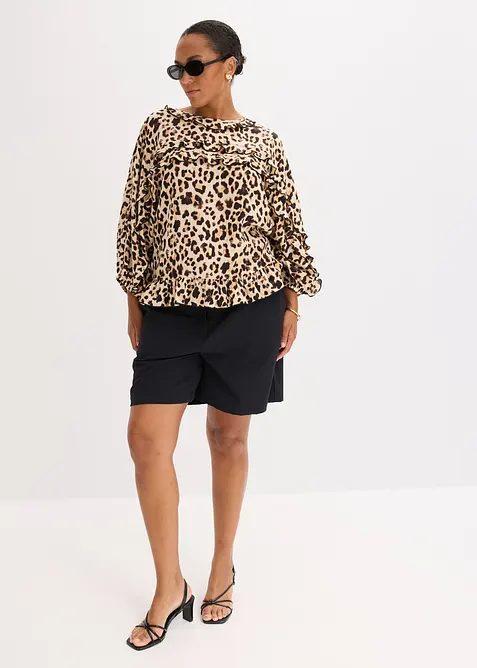 Bluse i fin viskosemiks, bonprix