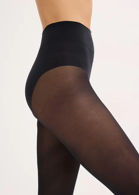 Figurformende str&oslash;mpebukse 50den med komfortlinning, bonprix