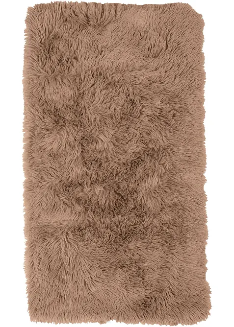 Badematte med memoryskum og syntetisk pels, bonprix