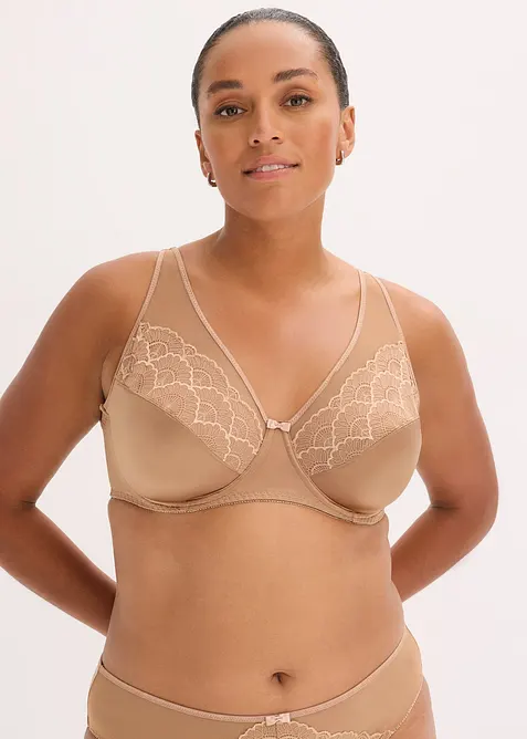 Bøyle-BH med glanseffekt (2-pack), bonprix