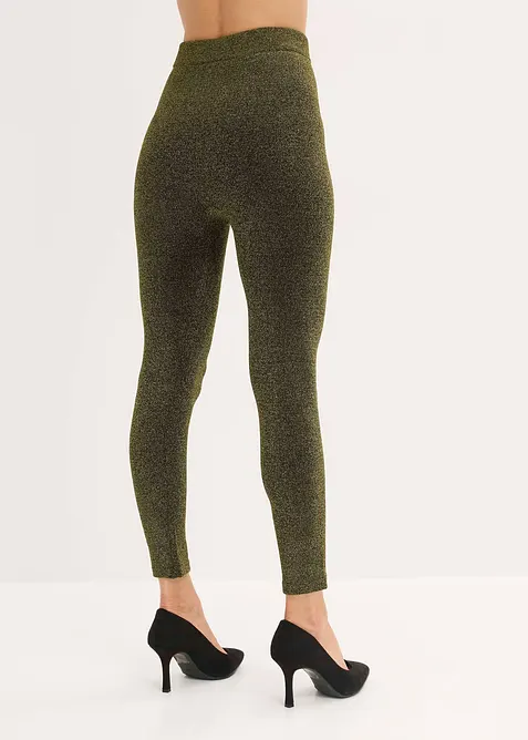 Termo-strømpeleggings av glittergarn, bonprix