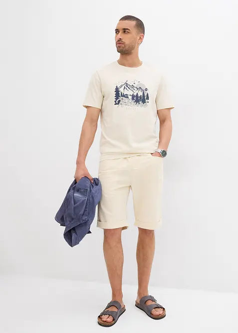 T-skjorte i 100% økologisk bomull, bonprix