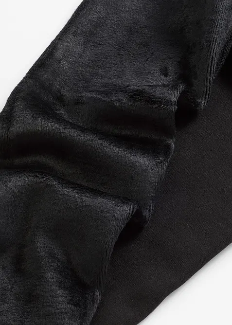 Termo-strømpeleggings med myk fleece på innsiden, bonprix