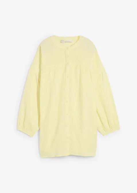 Oversized bluse i musselin, bonprix