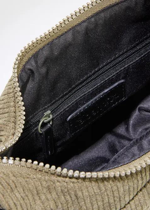 Skulderveske i kordfl&oslash;yel, bonprix