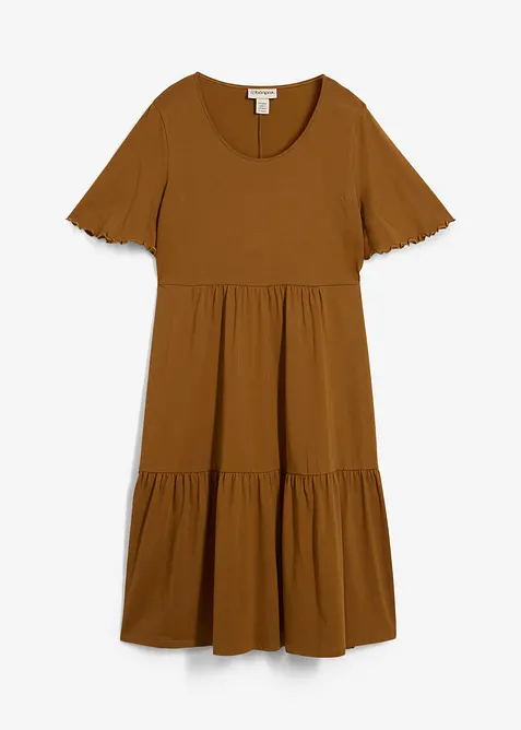 Jerseykjole i 100% bomull, bonprix