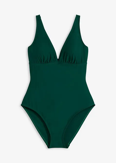 Shape-badedrakt med dyp utringning, middels formende, bonprix