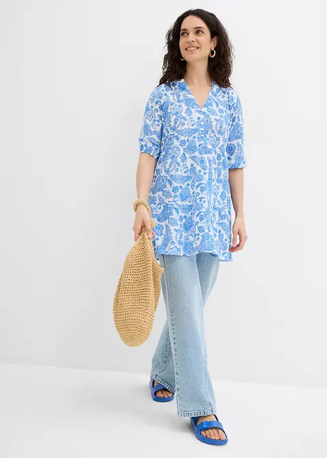 Lang tunika i 100% bomull, bonprix