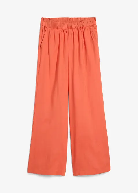 Vid palazzobukse med komfortlinning, bonprix