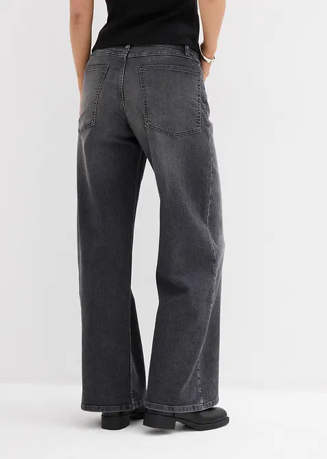 Wide Leg-jeans, High Waist, bonprix