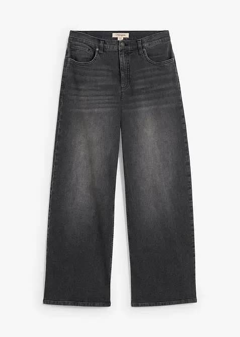 Wide Leg-jeans, High Waist, bonprix