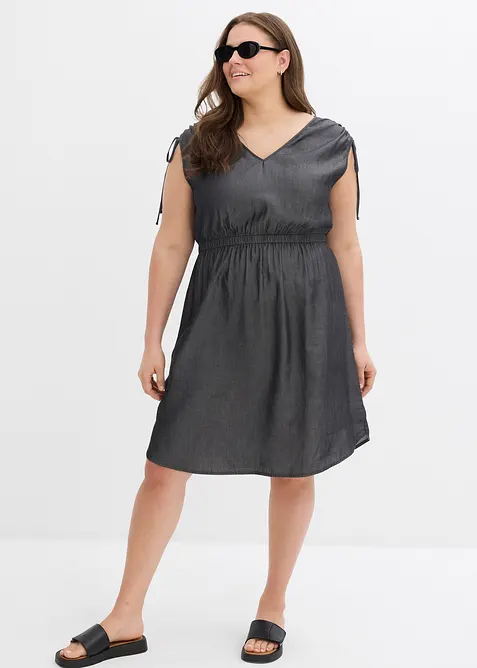 Kjole av glatt tencel, bonprix