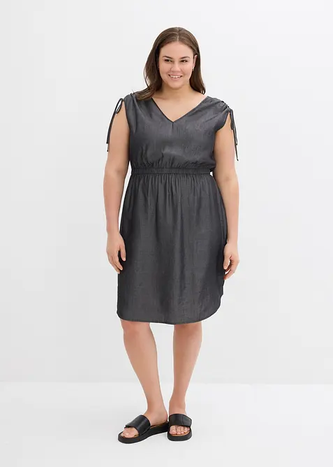 Kjole av glatt tencel, bonprix