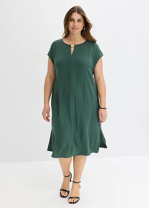 Kjole av strukturmaterial, bonprix