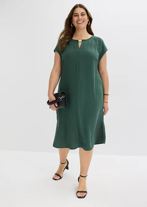 Kjole av strukturmaterial, bonprix