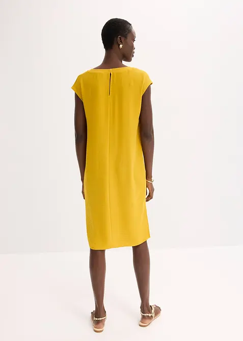 Kjole av strukturmaterial, bonprix