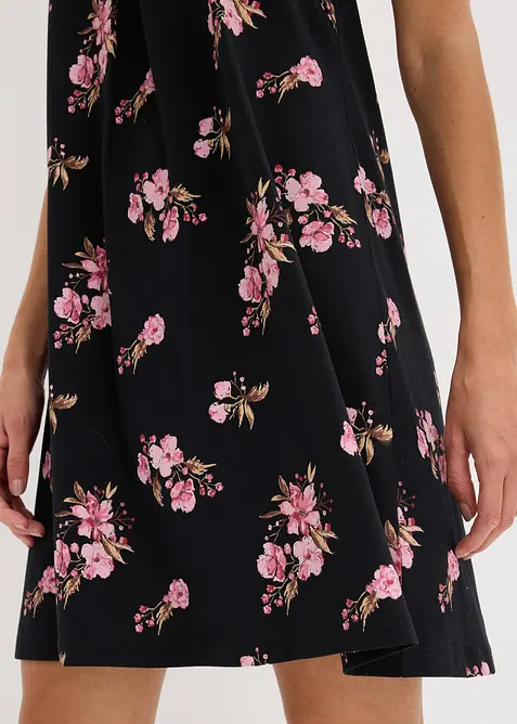 Kort nattkjole i myk viskosemiks, bonprix