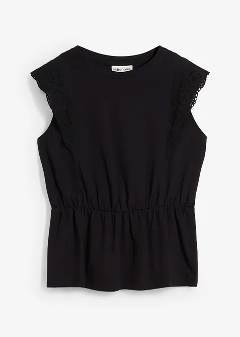 Topp med hullmønster, bonprix