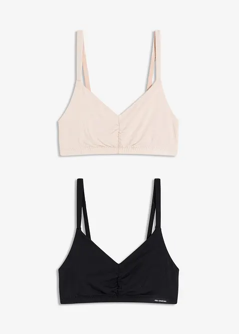 Feel Comfort-bralette i myk modal (2-pack), bonprix