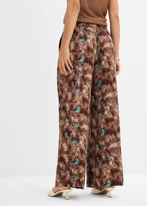 Pull on-bukse i lett viskose, bonprix