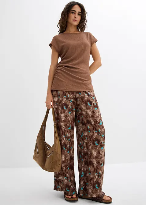 Asymmetrisk topp i lett krepp, bonprix