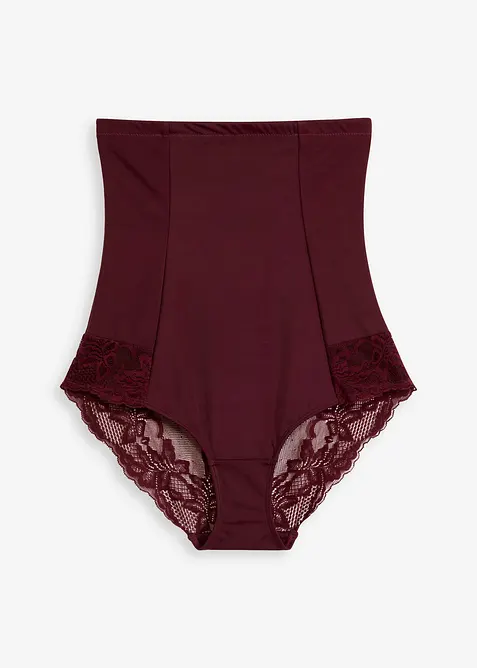 Highwaist shape-truse med blonder, sterkt formende, bonprix