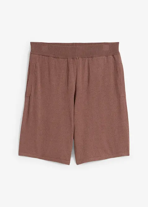 Slip on-shorts i finstrikk, bonprix