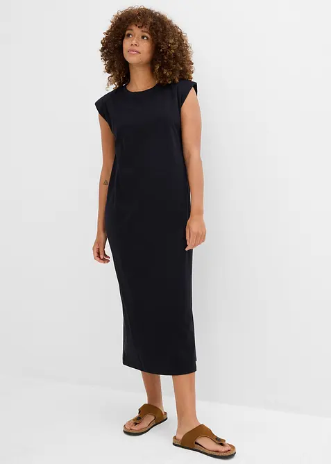 Trikotkjole i 100% &oslash;kologisk bomull, bonprix