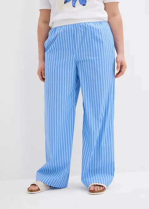 Vid bukse av popelin, bonprix