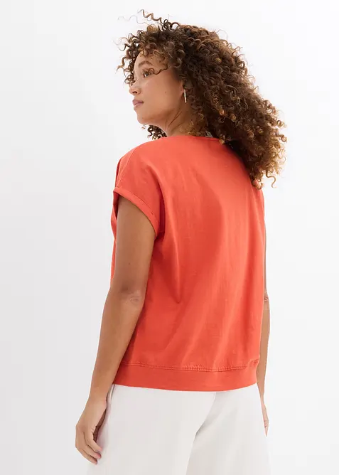 T-skjorte i 100% økologisk bomull (2-pack), bonprix