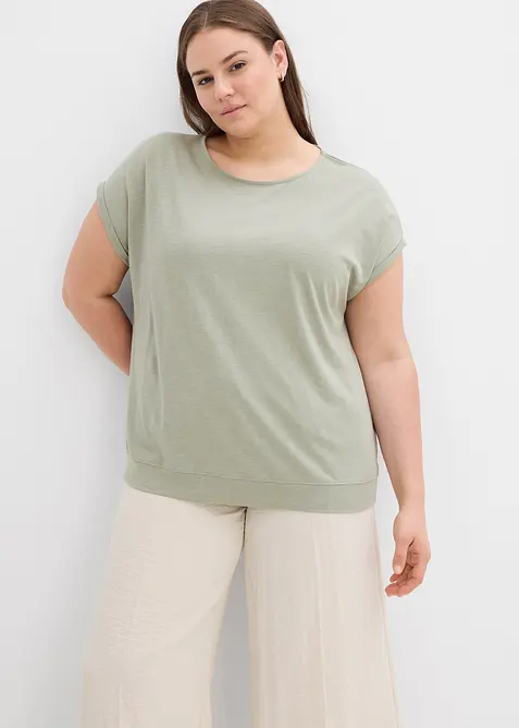 T-skjorte i 100% &oslash;kologisk bomull (2-pack), bonprix