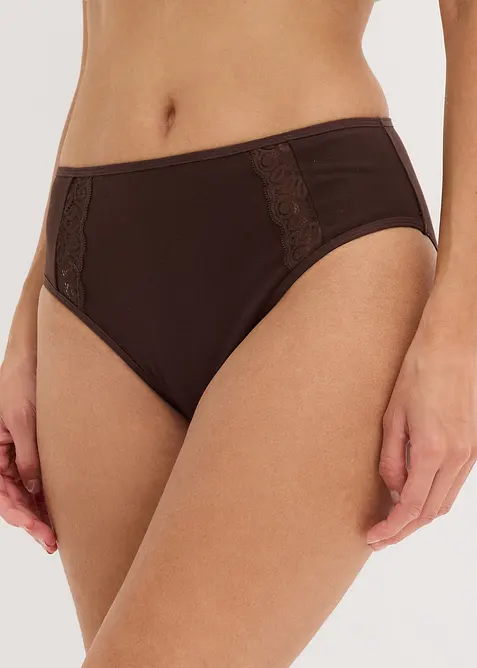 Maxitruse (4-pack) med økologisk bomull, bonprix