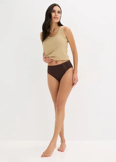 Maxitruse (4-pack) med &oslash;kologisk bomull, bonprix