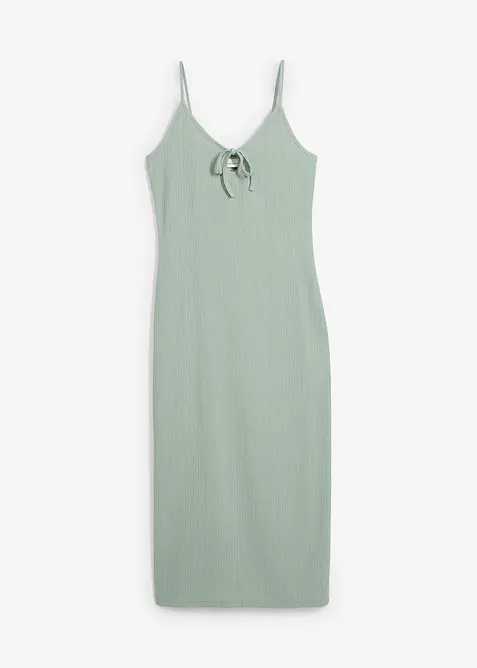 Midikjole i lett krepp, bonprix