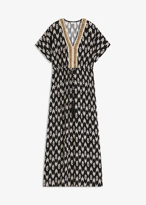 Maxikjole i lett viskose, bonprix