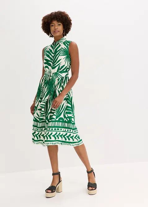 Skjortekjole i lett viskose, bonprix