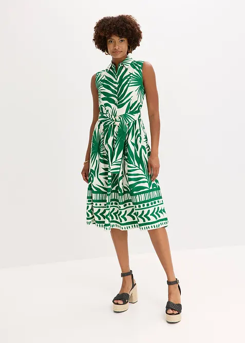 Skjortekjole i lett viskose, bonprix