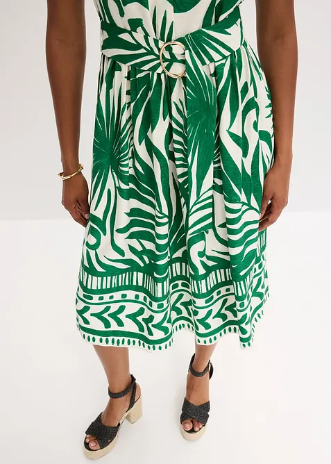 Skjortekjole i lett viskose, bonprix