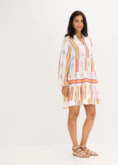 Tunikakjole i lett viskose, bonprix