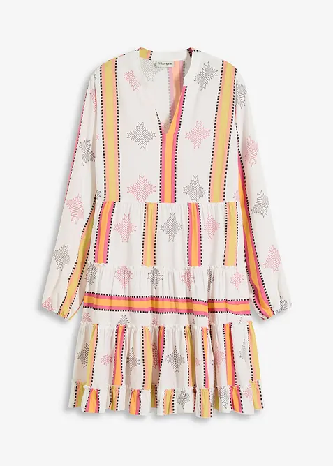 Tunikakjole i lett viskose, bonprix