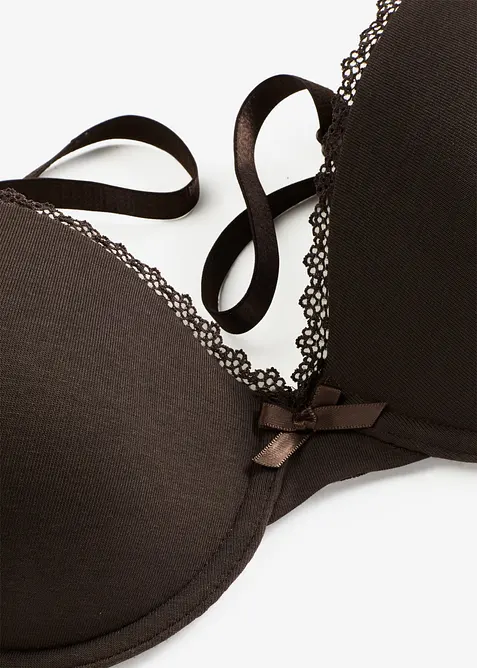 Padded-BH med bøyle og økologisk bomull, bonprix