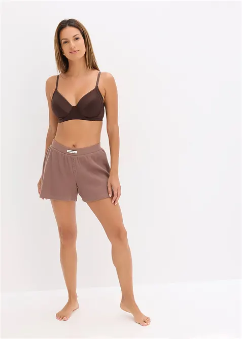 BH med bøyle og glanseffekt (2-pack), bonprix