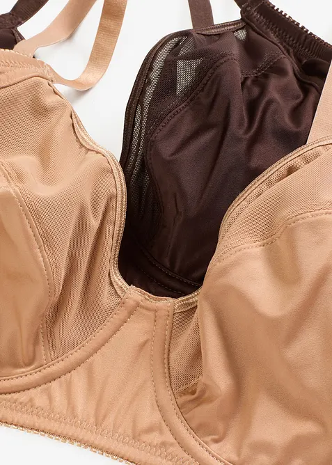 BH med bøyle og glanseffekt (2-pack), bonprix