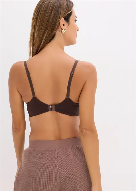 BH med bøyle og glanseffekt (2-pack), bonprix