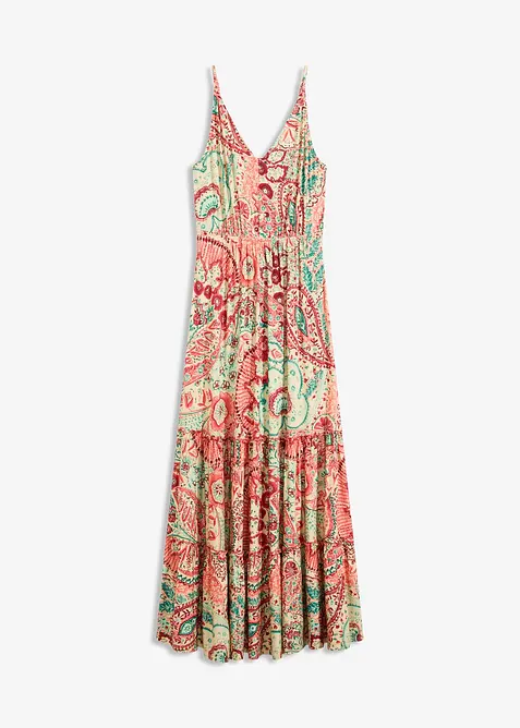 Jerseykjole med stropper av myk viskosemiks, bonprix