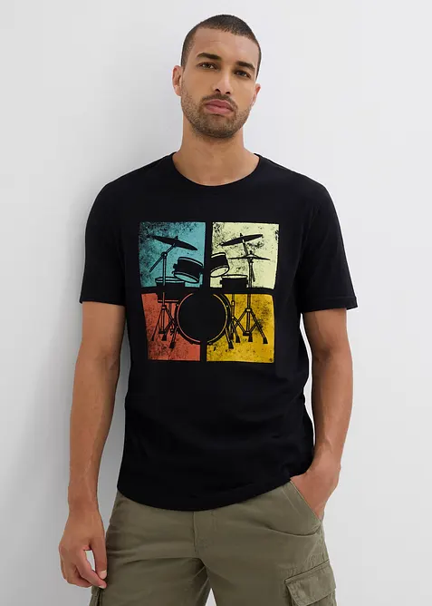 T-skjorte i 100% økologisk bomull, bonprix